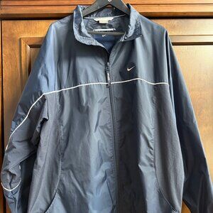 Navy Blue full zip windbreaker Size 3XL